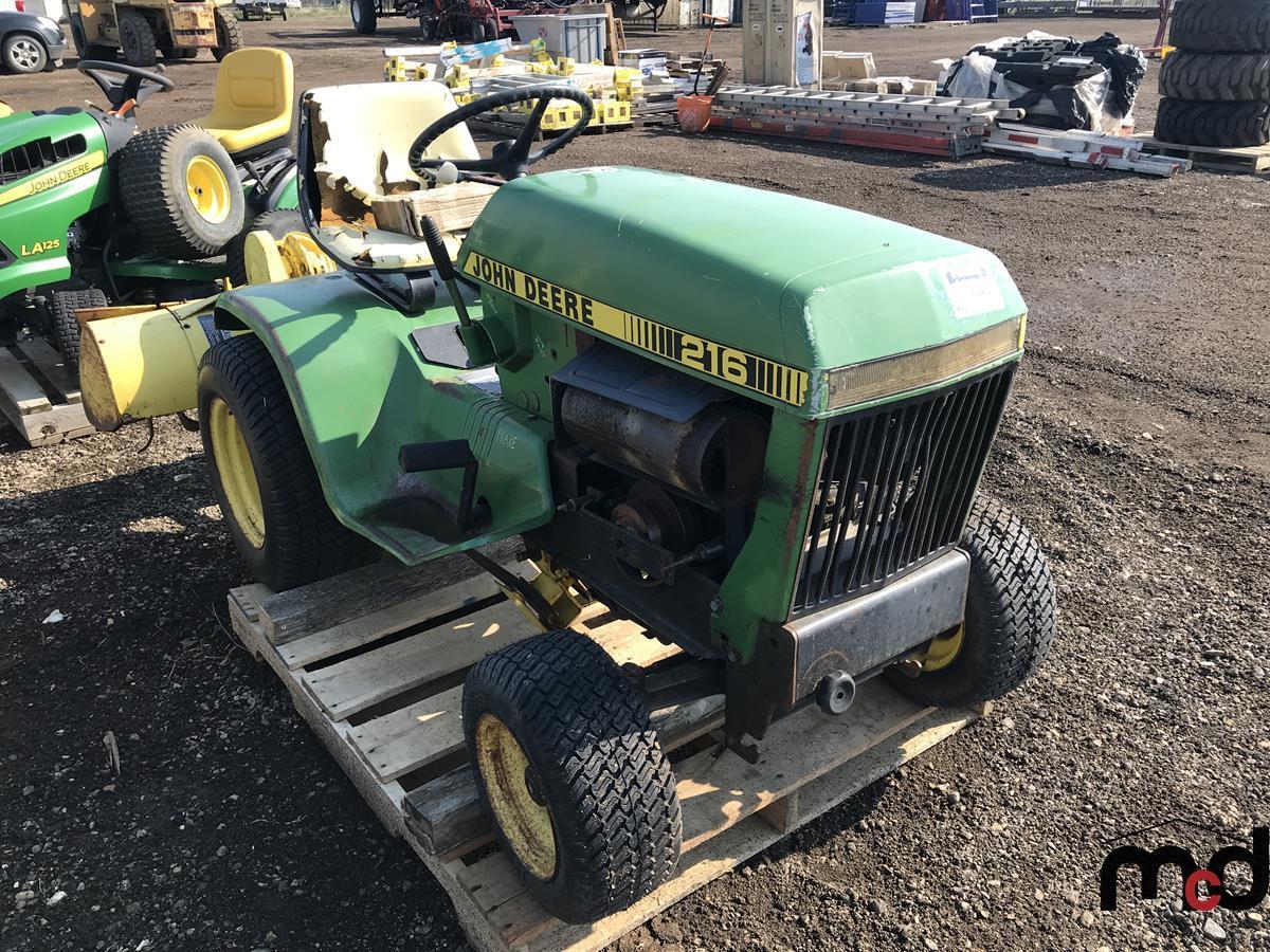 John deere 216 cheap tiller